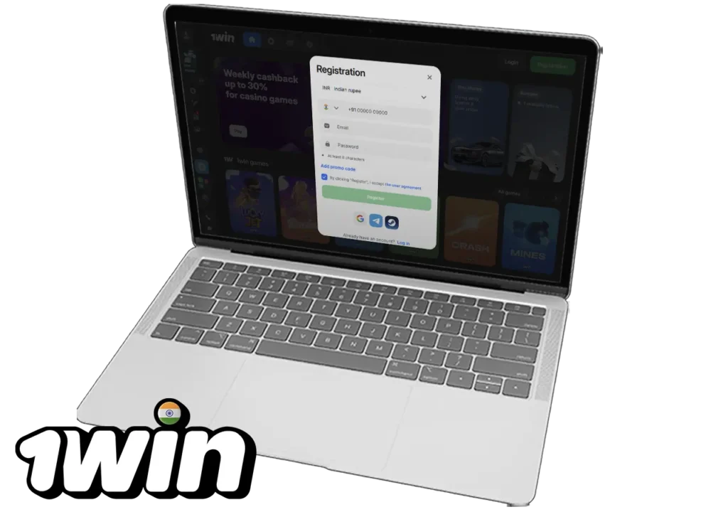 How to Register at 1win India